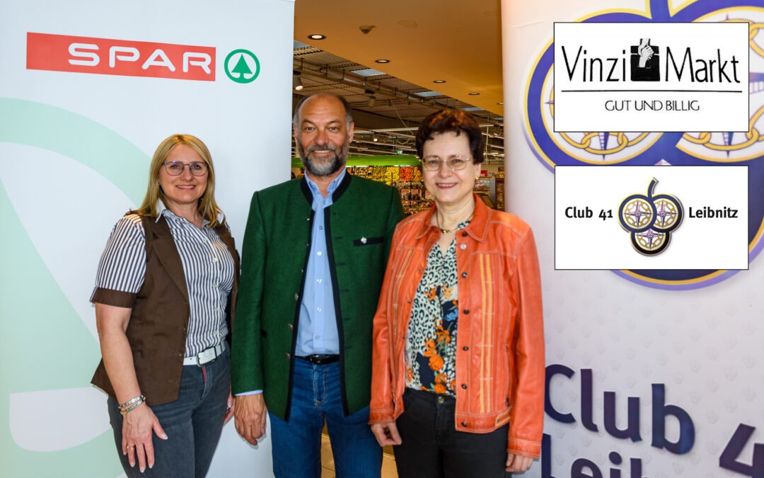 Club 41 hilft dem  Vinzimarkt Leibnitz