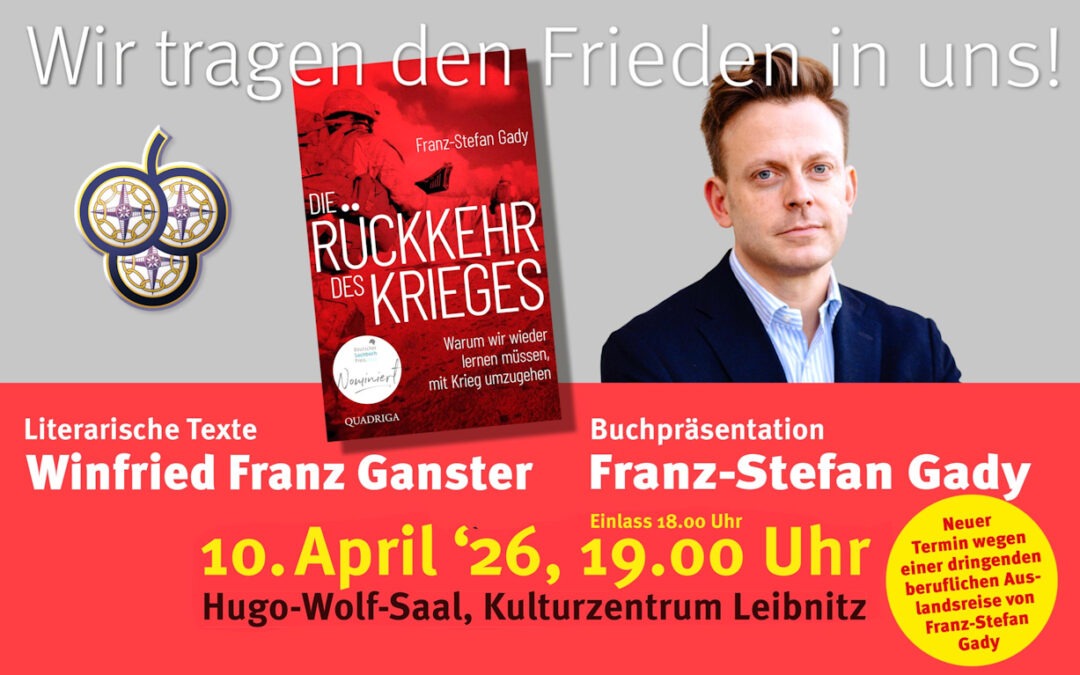 Vortrag und Buchpräsentation – Franz-Stefan Gady – 10.04.2026